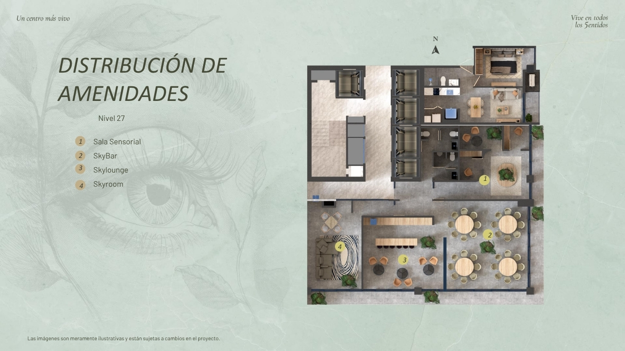 Amenidades Nivel 27