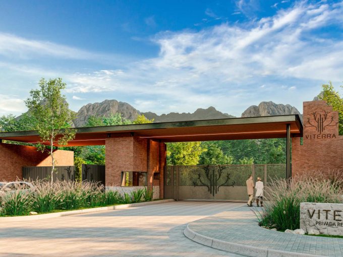 Render del desarrollo; imagen ilustrativa. Lotes residenciales en Viterra, Monterrey